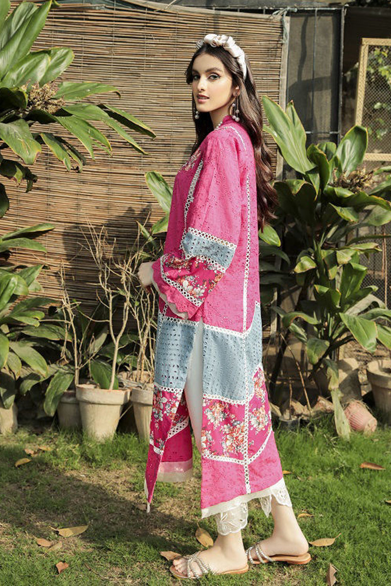 Chikan Kurta Pink