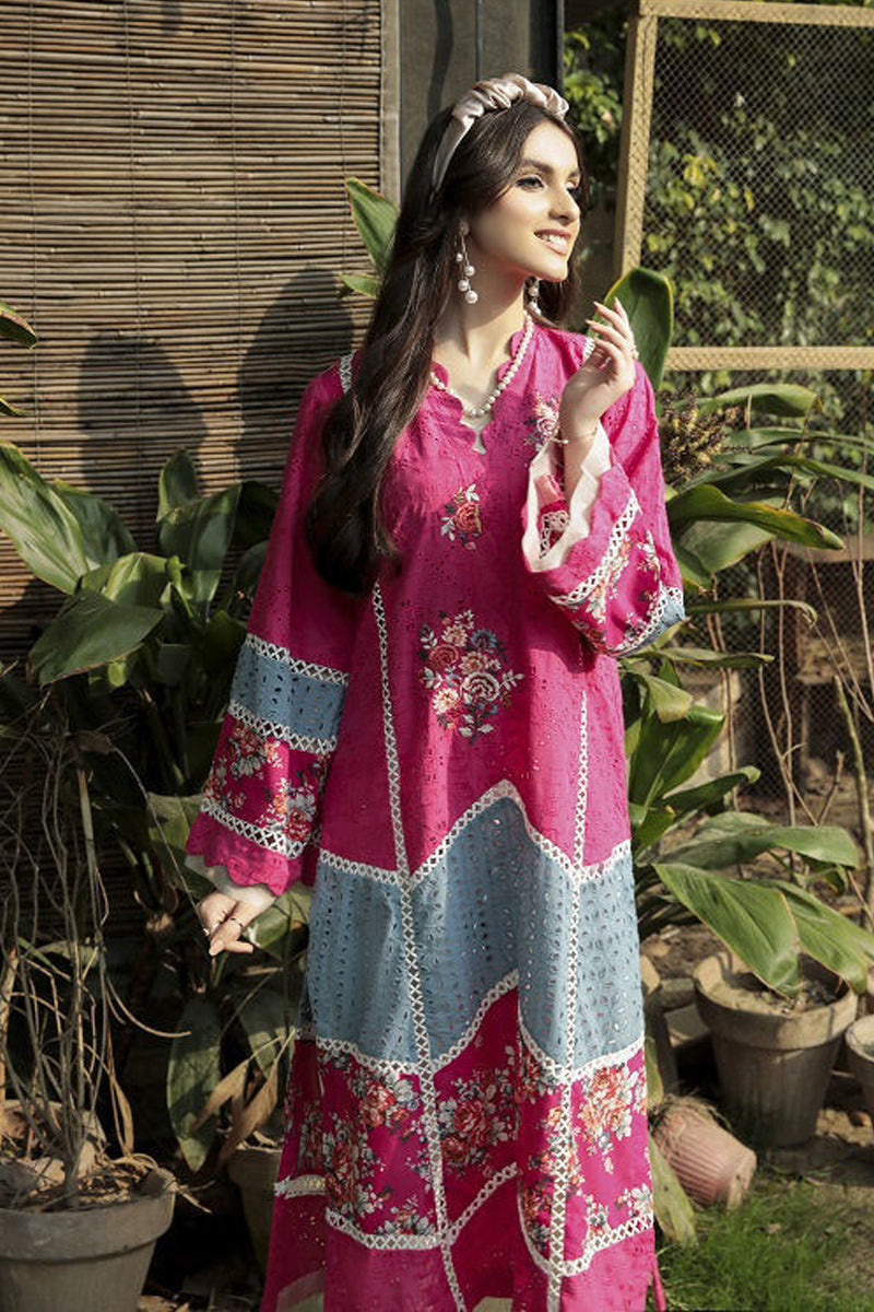 Chikan Kurta Pink