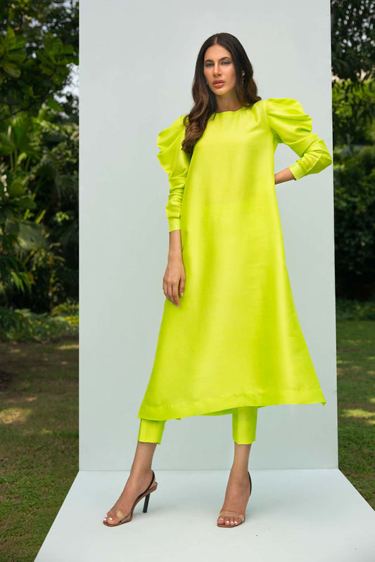 Solid - Fluorescent Luxe Silk