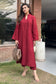 Zona - Deep Red Solid Set